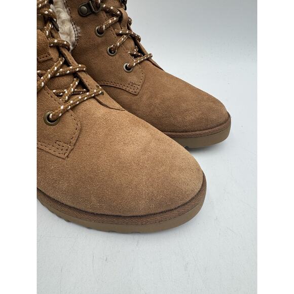 Ugg ROMELY HERITAGE LACE Women's NEW Boot Brown US Size 6 Medium NIB - Picture 2 of 11